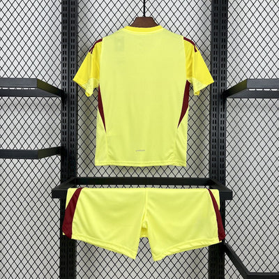 Kid's Real Madrid 2025/26 Yellow GK Kit