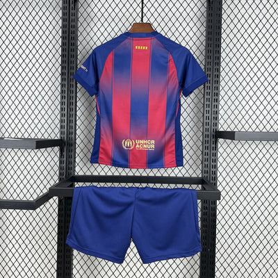 FC Barcelona 2025/26 Home Kids Kit