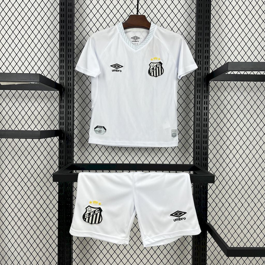 Santos FC 2025 Home Kids Kit