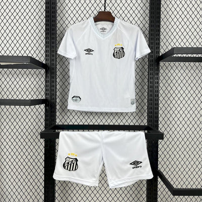 Santos FC 2025 Home Kids Kit