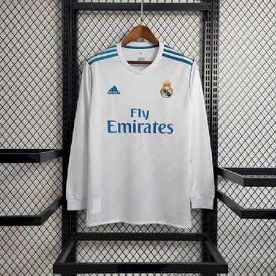 Retro's Real Madrid 2017/18 Home Long Sleeve Jersey