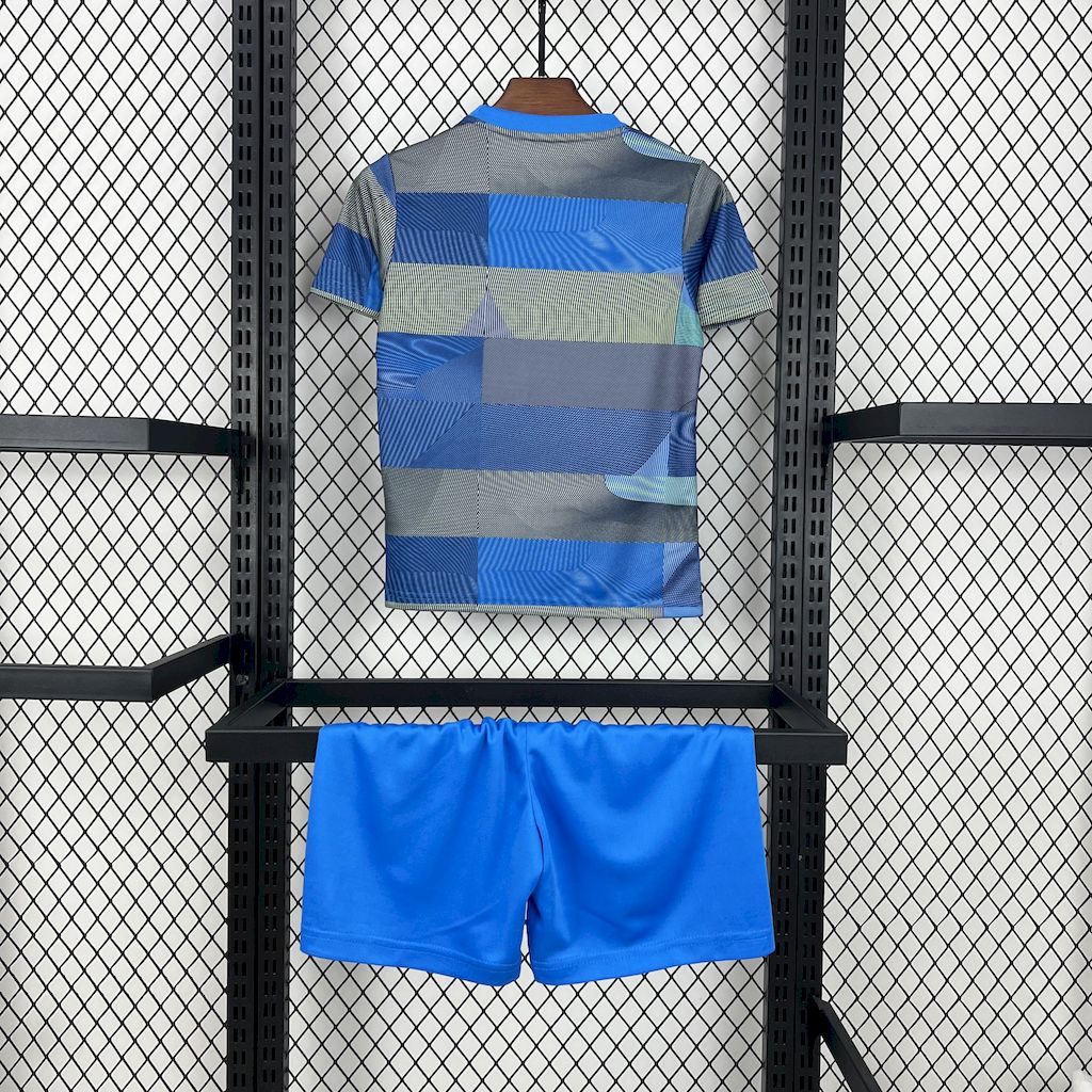 Kid's Real Madrid 2025/26 Grey Pré-Match Kit