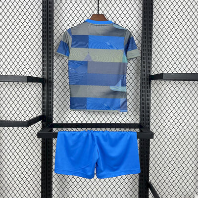 Kid's Real Madrid 2025/26 Grey Pré-Match Kit