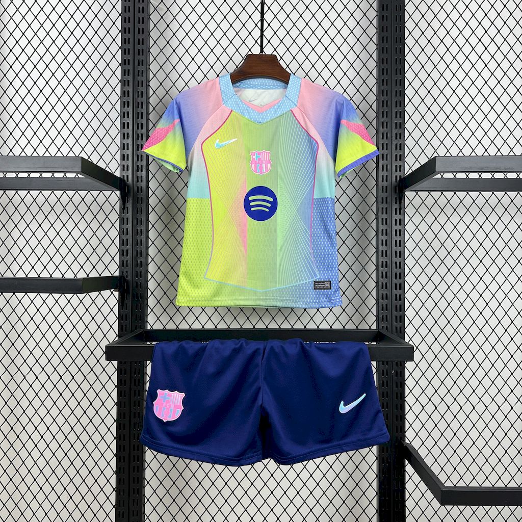 Kid's FC Barcelona 2025/26 Multicolour Edition Kit