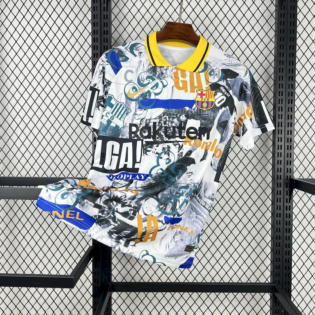 Men's FC Barcelona 2025/26 Graffiti Board Edition Jersey