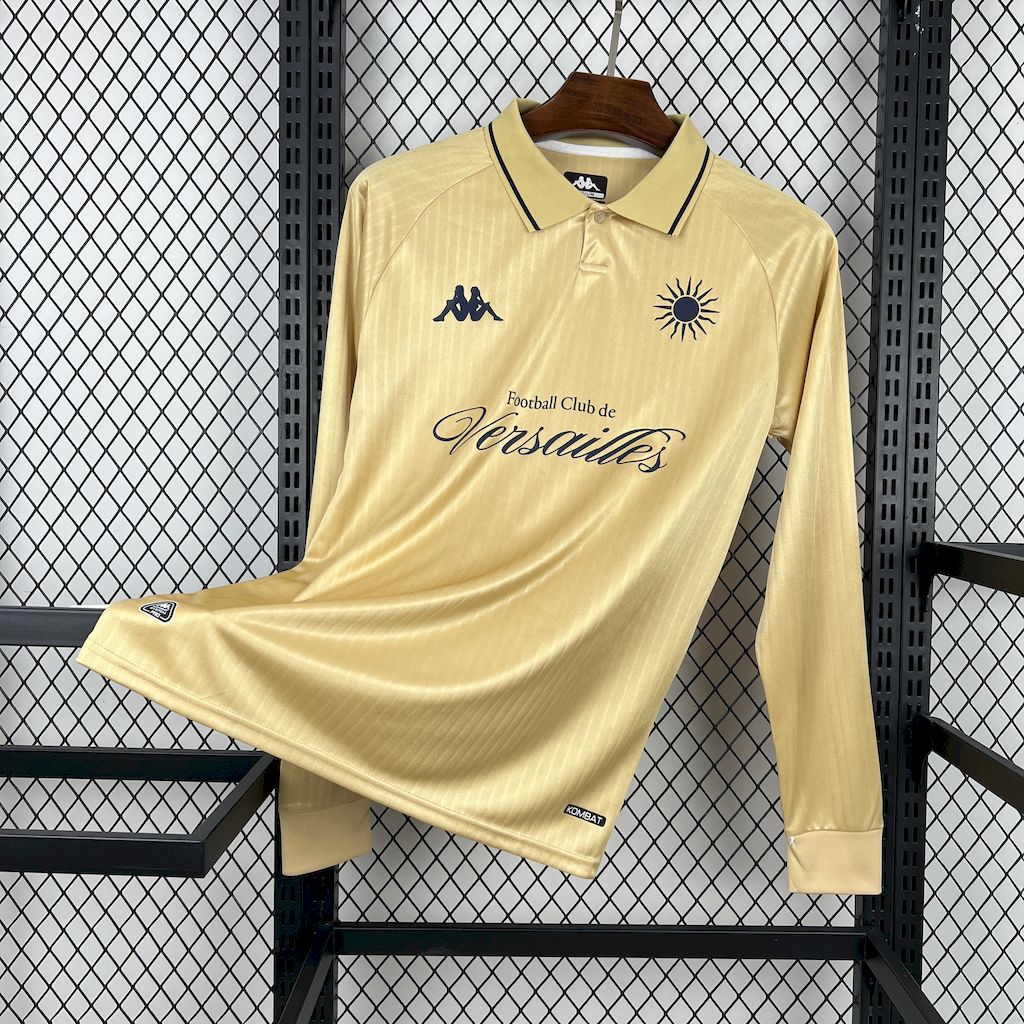 Men’s FC Versailles 2025/26 Golden Edition Long Sleeve Jersey