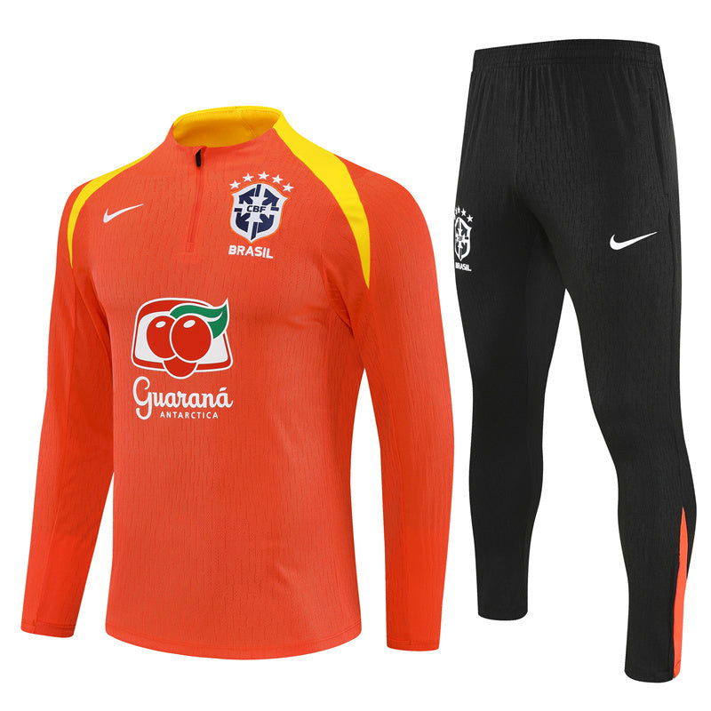 Brazil 2025/26 Half-Zip Training Set – Essential Edition