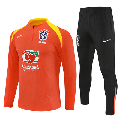 Brazil 2025/26 Half-Zip Training Set – Essential Edition
