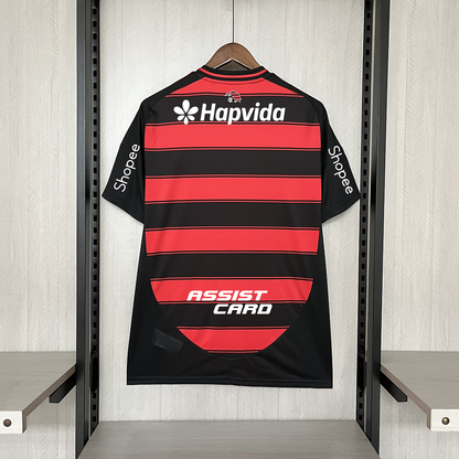 Men’s Flamengo 2025 Home Jersey - Libertadores Final Edition (All Patches + Sponsors Inc.)