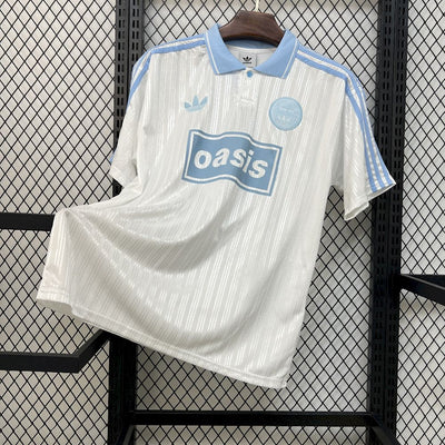 Men’s Oasis Tour 2025 White & Blue Jersey