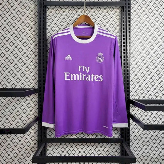 Retro's Real Madrid 2016/17 Away Long Sleeve Jersey
