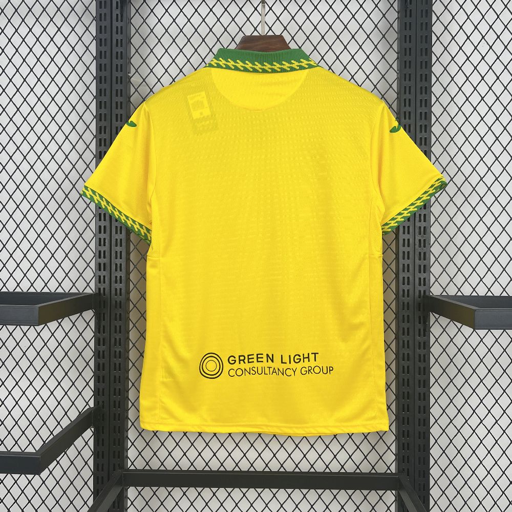 Men’s Norwich City 2025/26 Home Jersey