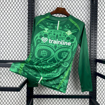 Men’s Real Betis 2025/26 Pré-Match Long Sleeve Jersey