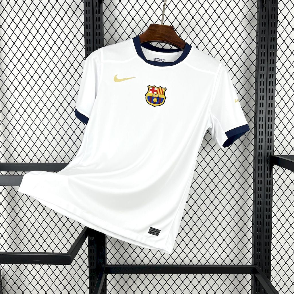Men's FC Barcelona 2025/26 White Edition Jersey