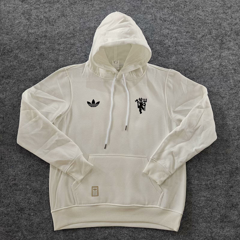 Manchester United 2025/26 White Hoodie