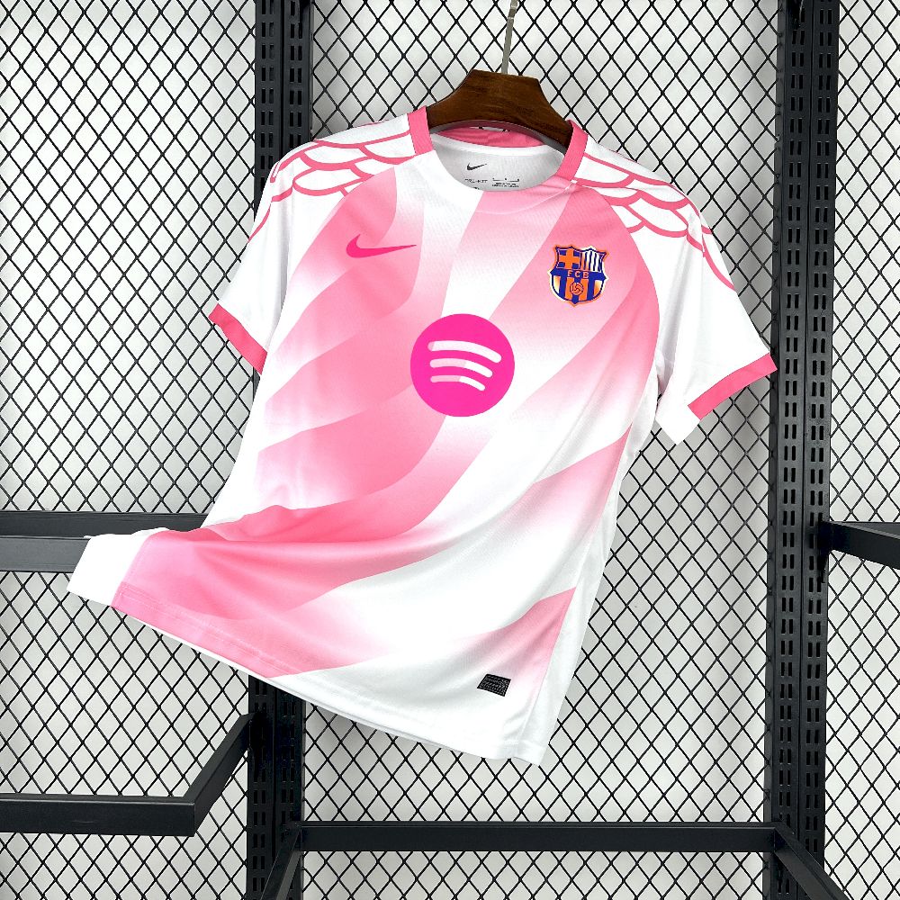Men's FC Barcelona 2025/26 Pink Edition Jersey