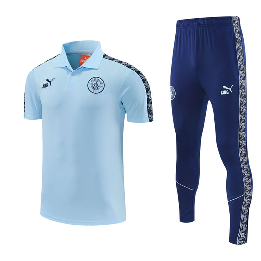 Manchester City 2026 Adult's Polo & Training Pants Set