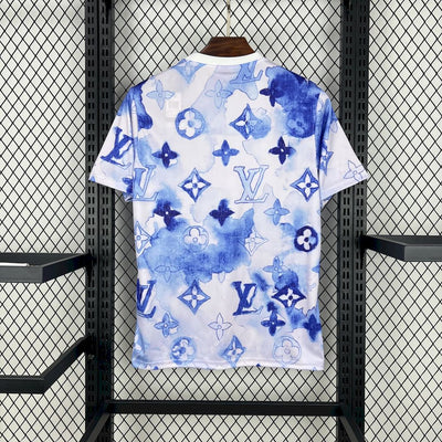 Men's Real Madrid 2025/26 LV Special Edition Sky Jersey