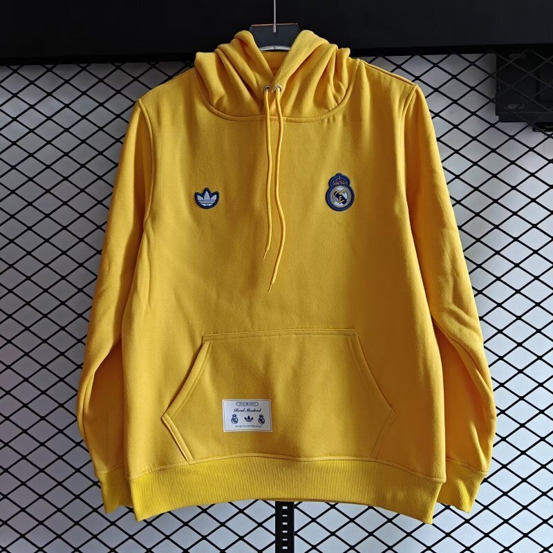 Real Madrid 2025/26 Yellow Hoodie