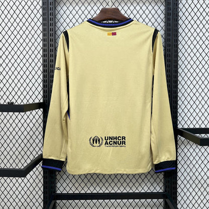 Men’s FC Barcelona 2025/26 Away Long Sleeve Jersey