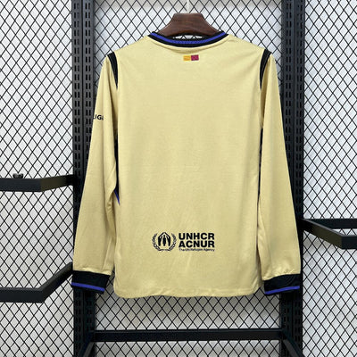 Men’s FC Barcelona 2025/26 Away Long Sleeve Jersey