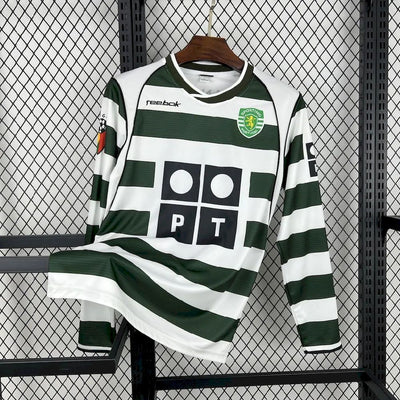 Retro's Sporting CP 2001/02 Home Long Sleeve Jersey