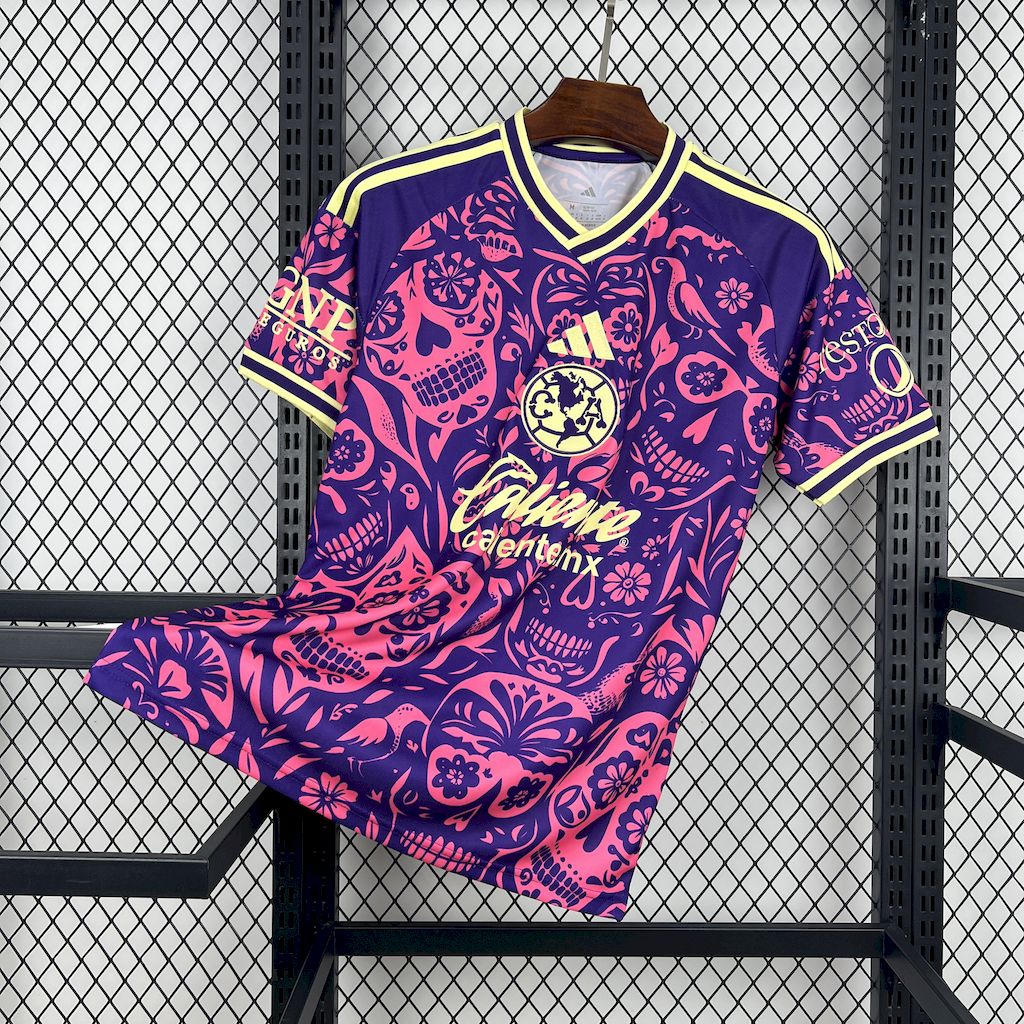 Men’s Club America 2025/26 Pink Halloween Edition Jersey