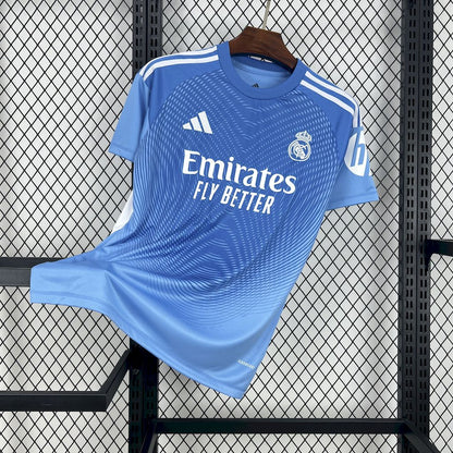 Men's Real Madrid 2025/26 Blue GK Jersey