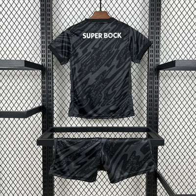 Kid's Sporting CP 2025/26 Black GK Kit