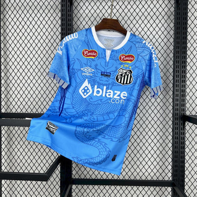 Men's Santos FC 2025 Blue Dragon Edition Jersey