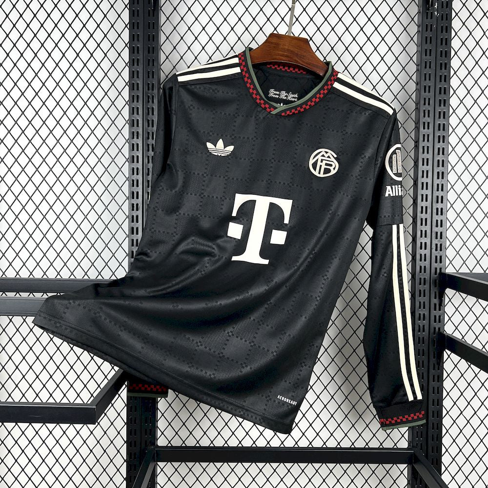 Men’s Bayern Munich 2025/26 Third Long Sleeve Jersey