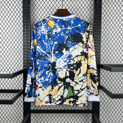 Men’s Manchester United 2026 Stone Roses Long Sleeve Edition Jersey