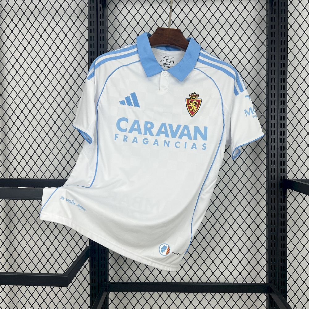 Men’s Real Zaragoza 2025/26 Home Jersey