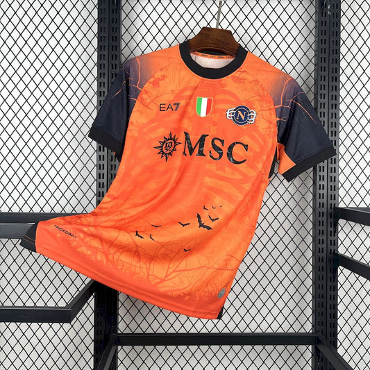 Men’s SSC Napoli 2025/26 Orange Halloween Edition Jersey