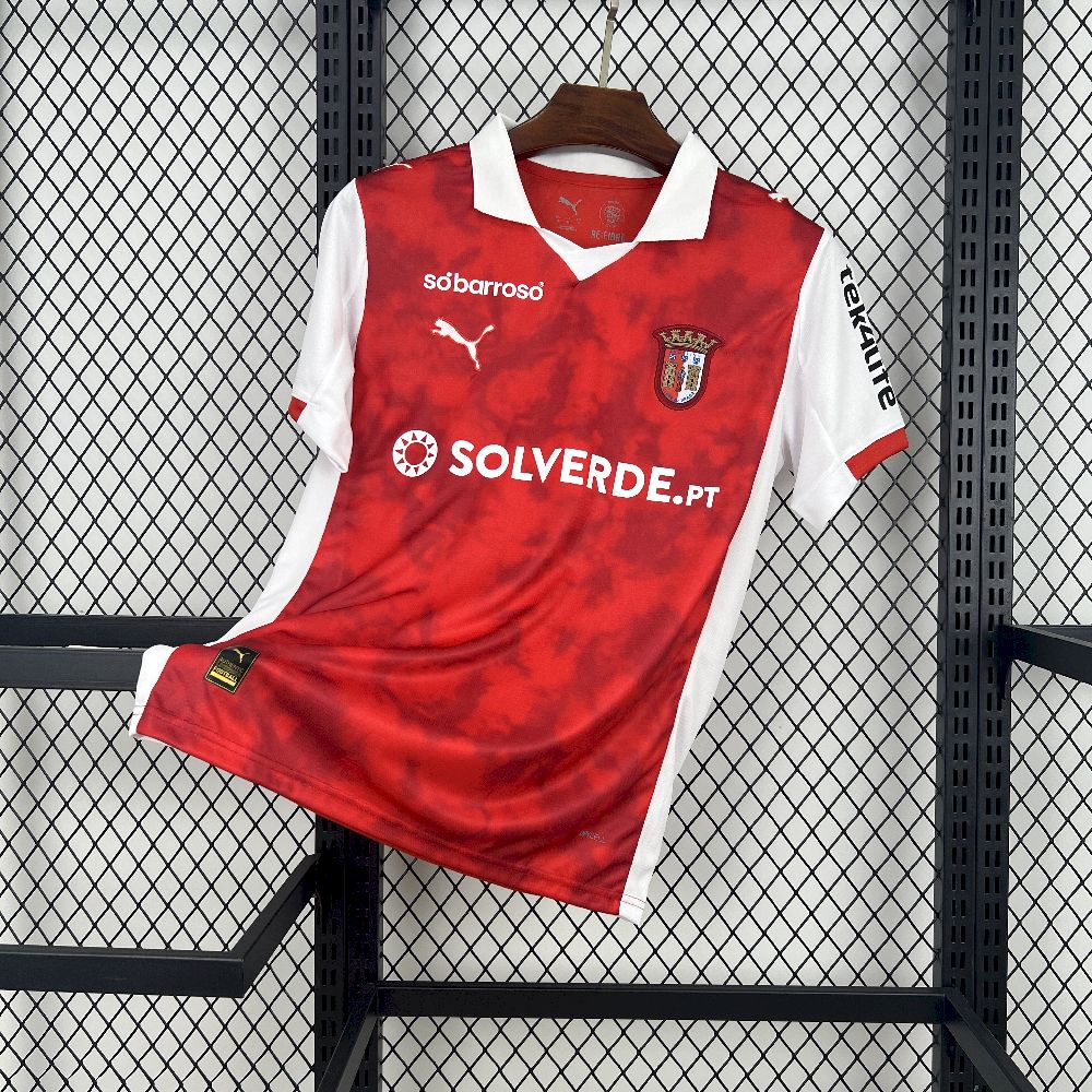Men's SC Braga 2025/26 Home Jersey